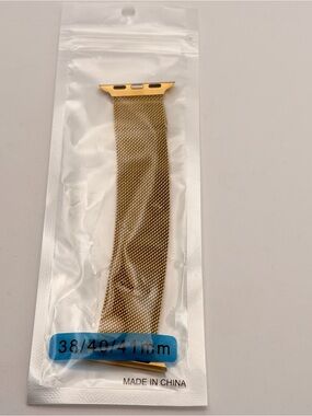 Apple Watch Gold Mesh Band, 38/40/41mm, New